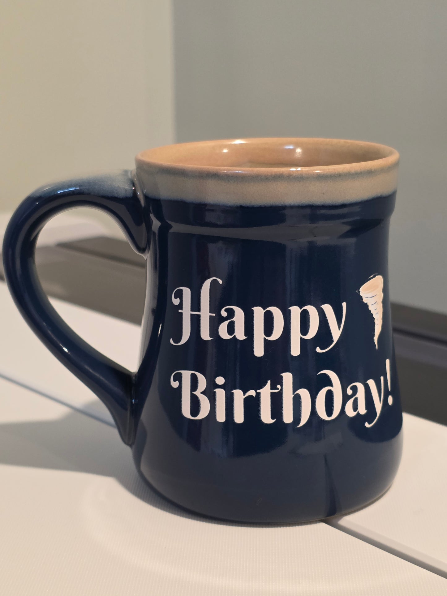 Glazed Stoneware Coffee Mugs - 2 Colors