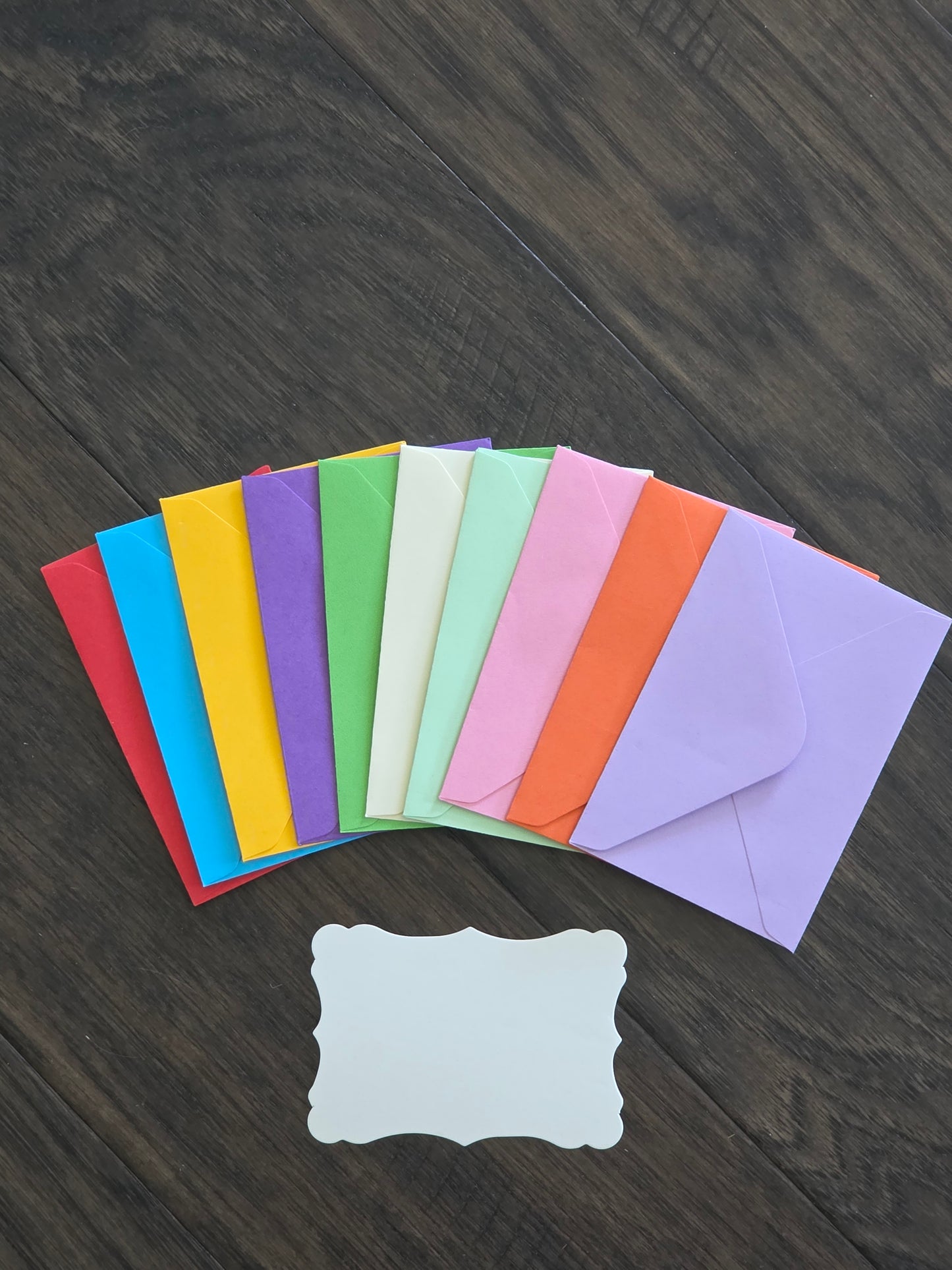 Custom Invitations & Announcements Cards w/Envelopes - 5 Colors