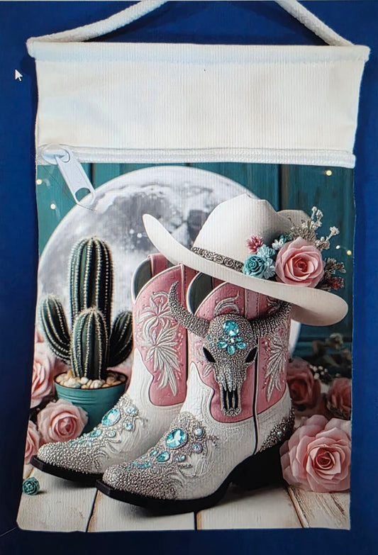 Small Handbag with Western Design