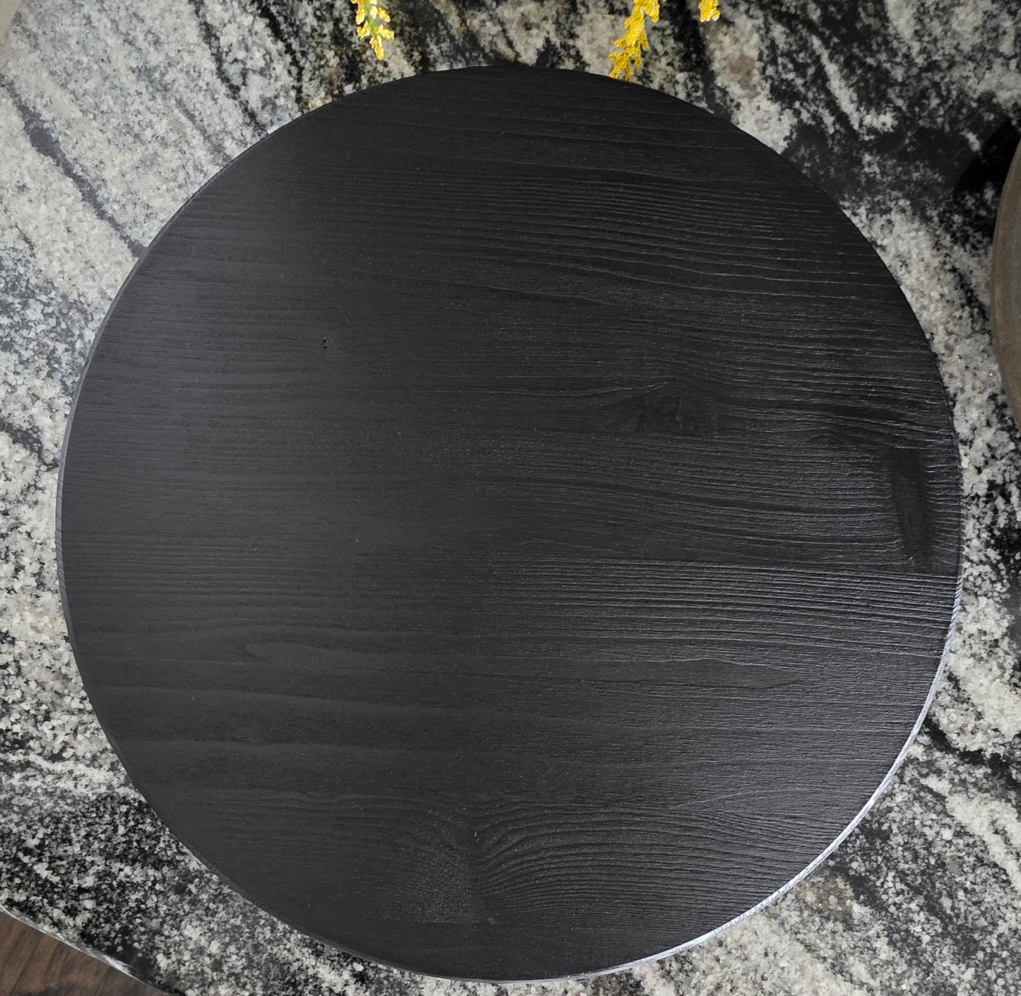 15" Round Knotty Pine Door Hanger / Wall Decor - 3 Colors