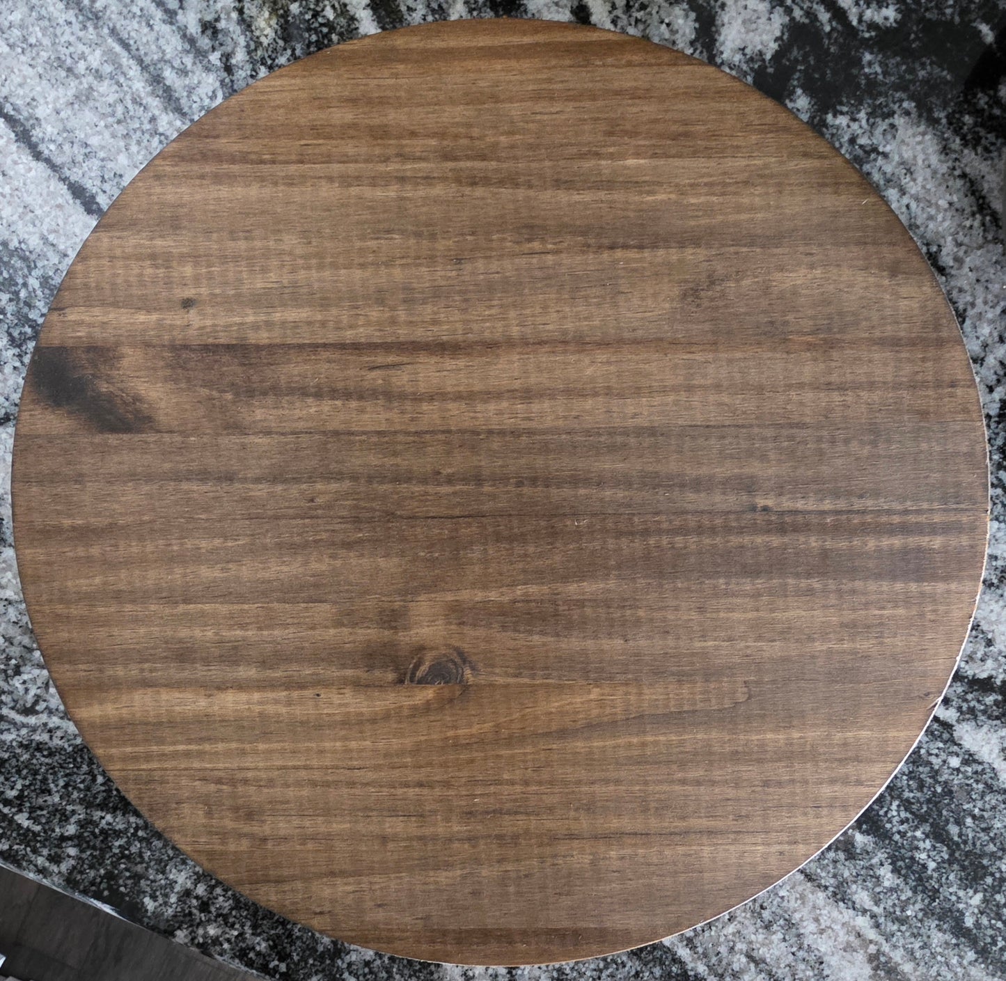 15" Round Knotty Pine Door Hanger / Wall Decor - 3 Colors