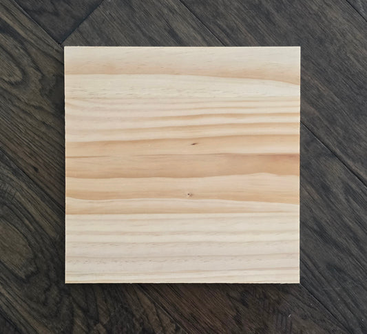 10" Square and Round Knotty Pine Wall Decor/Signs