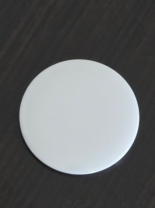 White Button Pin