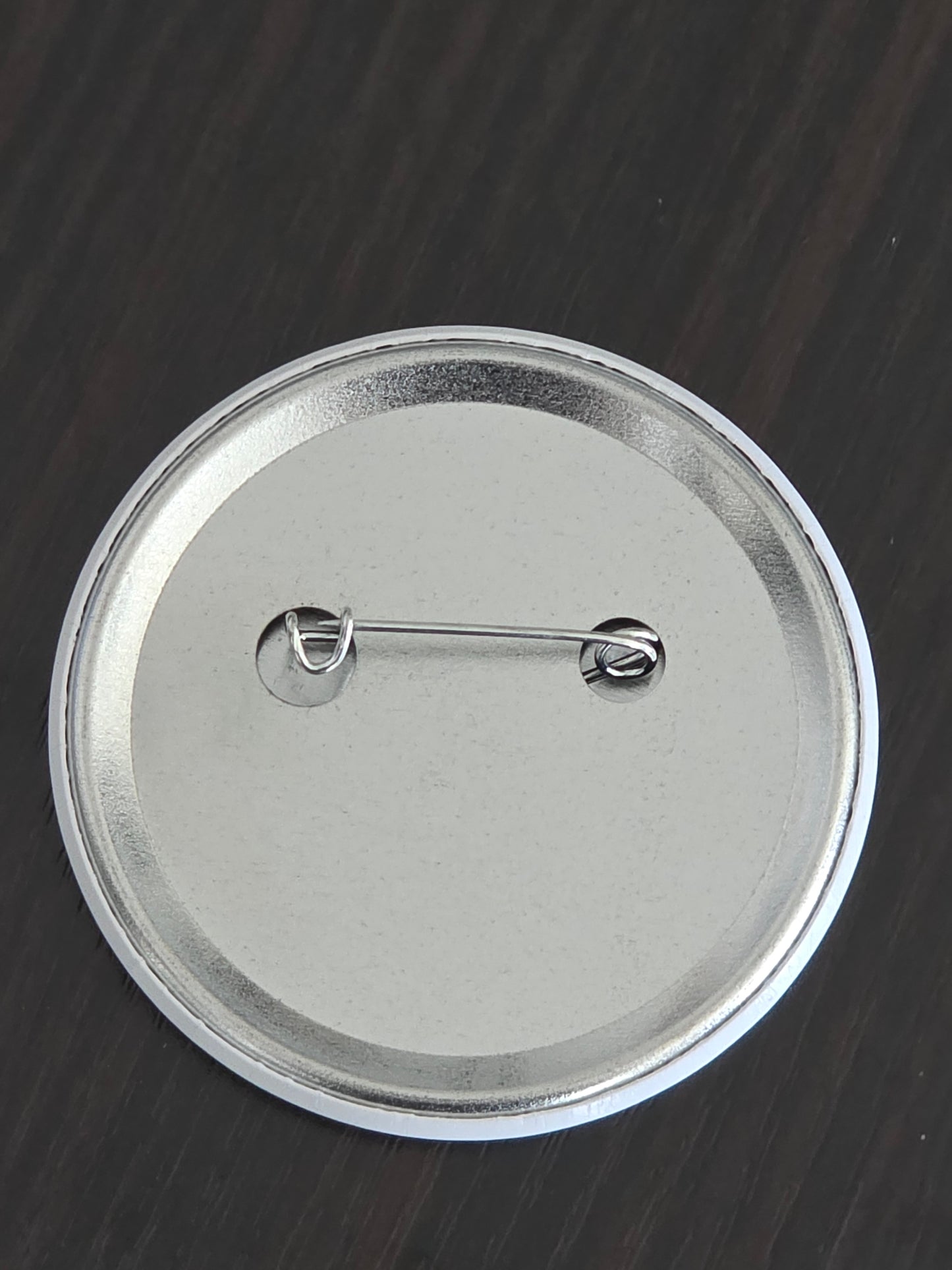 White Button Pin