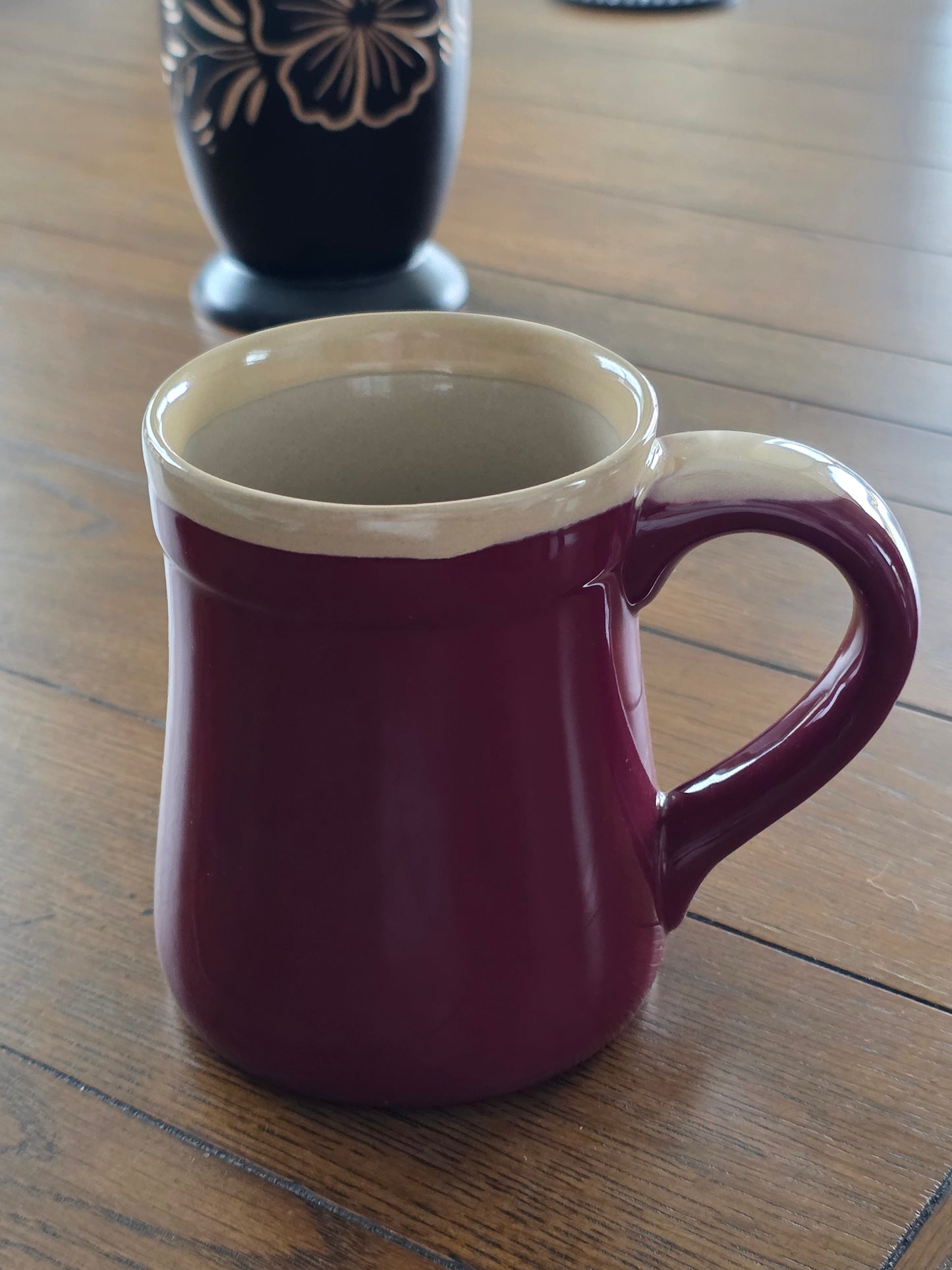 Glazed Stoneware Coffee Mugs - 2 Colors