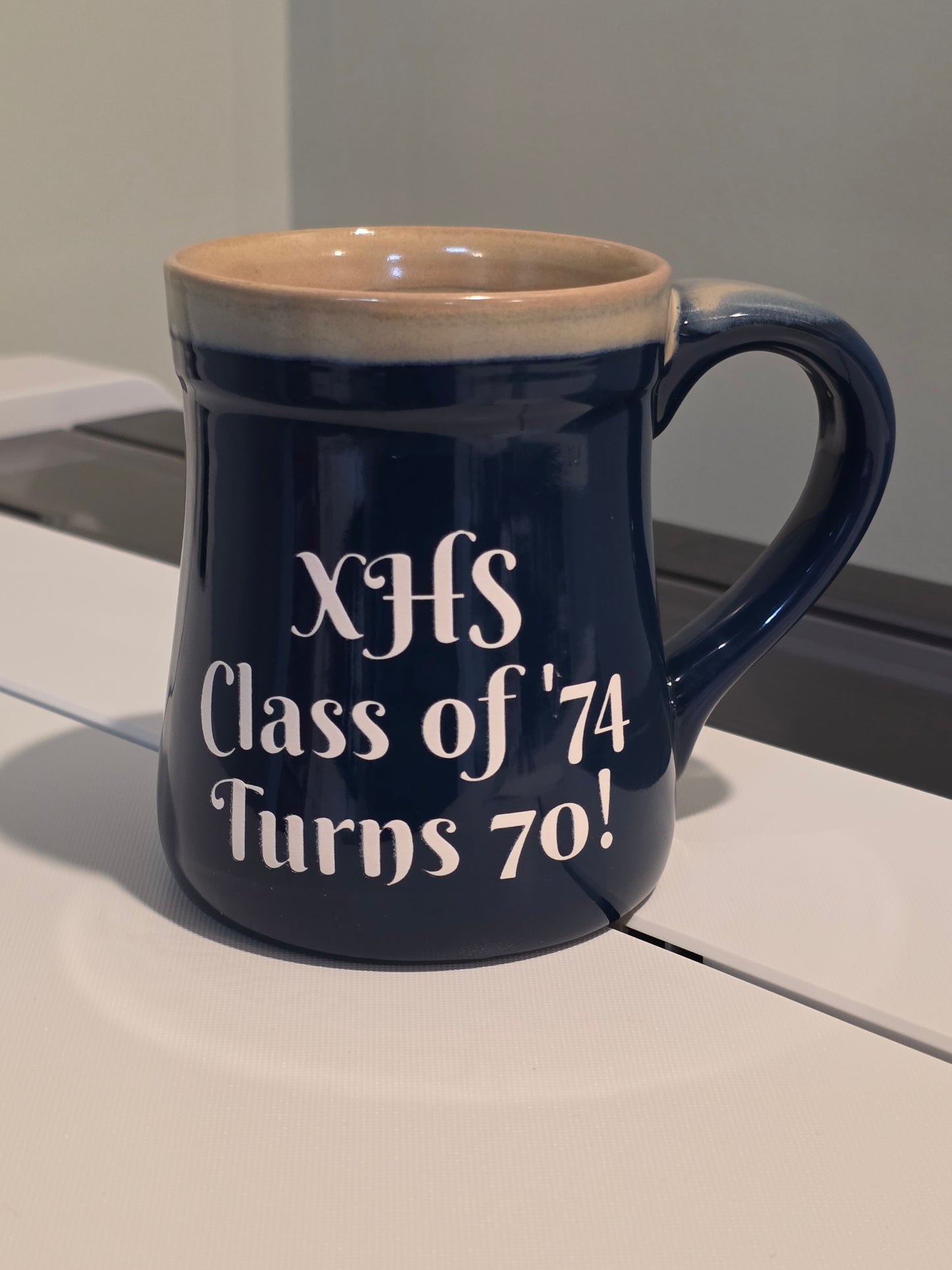 Glazed Stoneware Coffee Mugs - 2 Colors