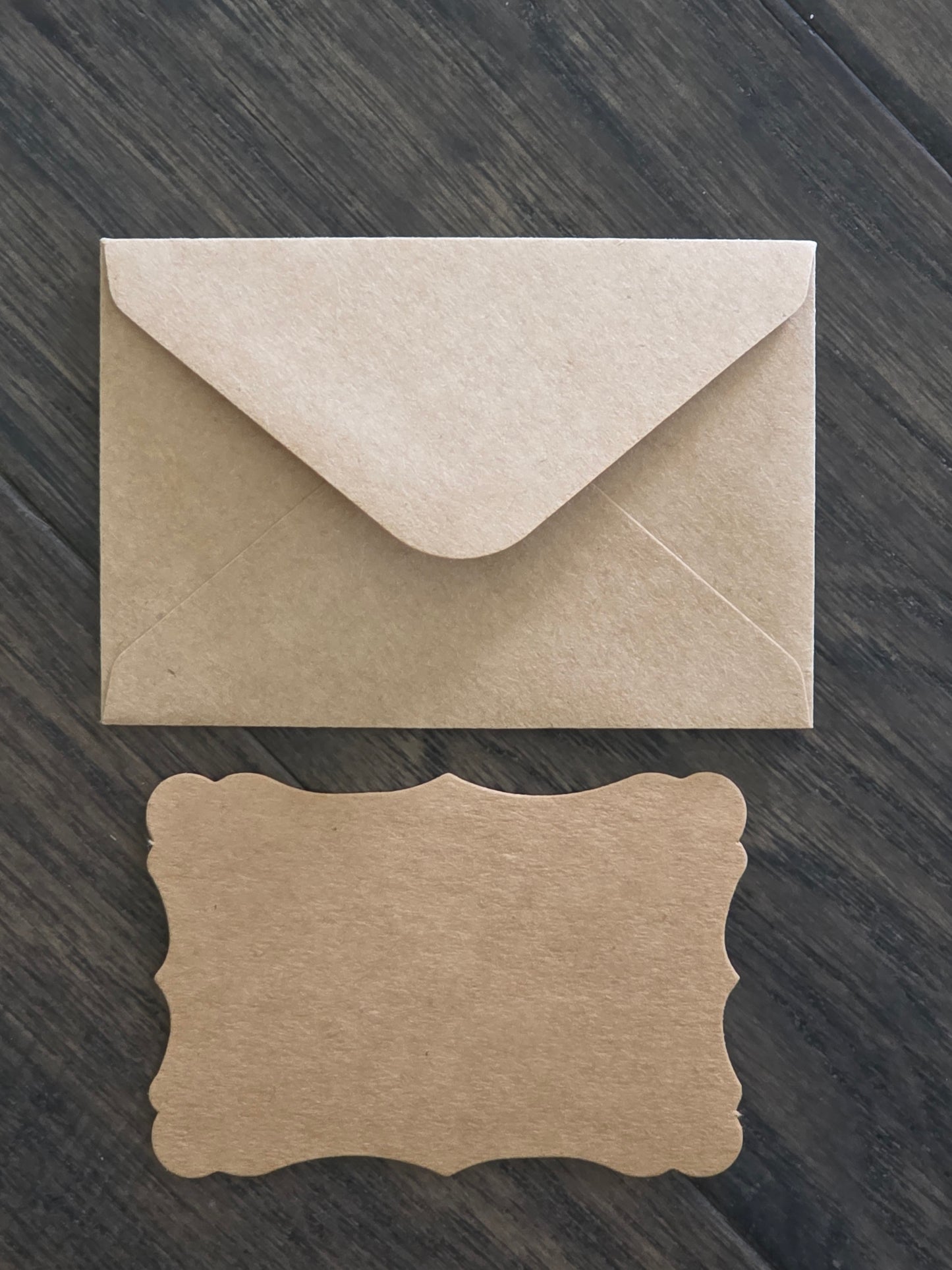 Custom Invitations & Announcements Cards w/Envelopes - 5 Colors