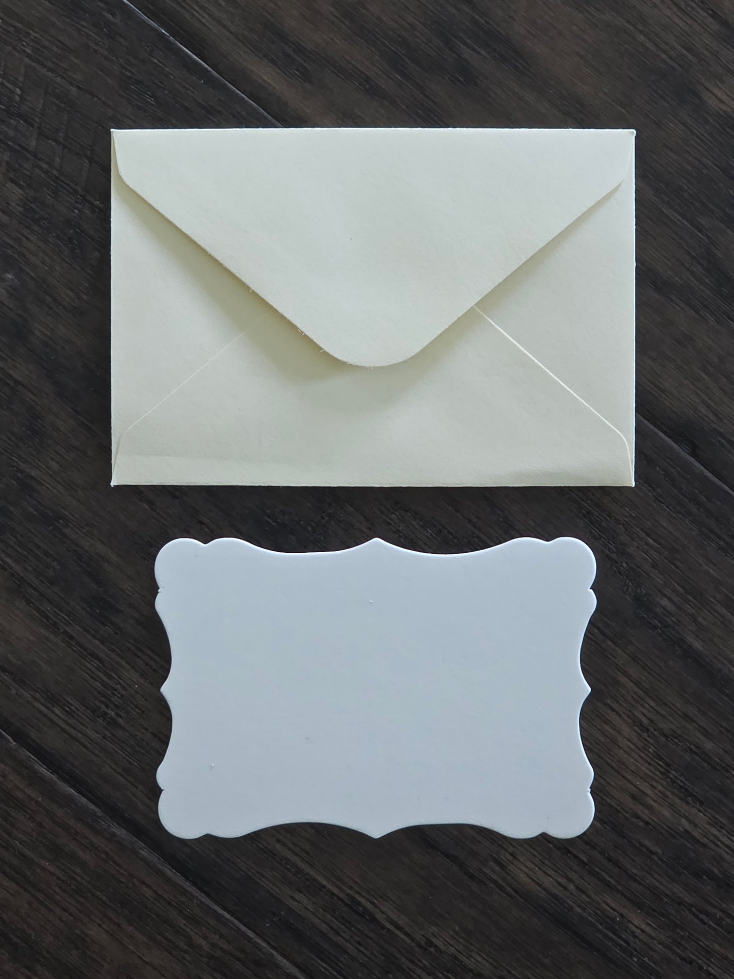 Custom Invitations & Announcements Cards w/Envelopes - 5 Colors