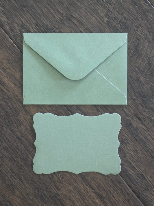 Custom Invitations & Announcements Cards w/Envelopes - 5 Colors