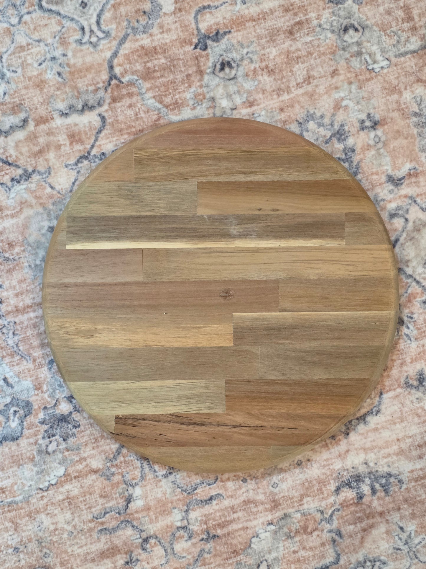 15" Round Knotty Acacia
