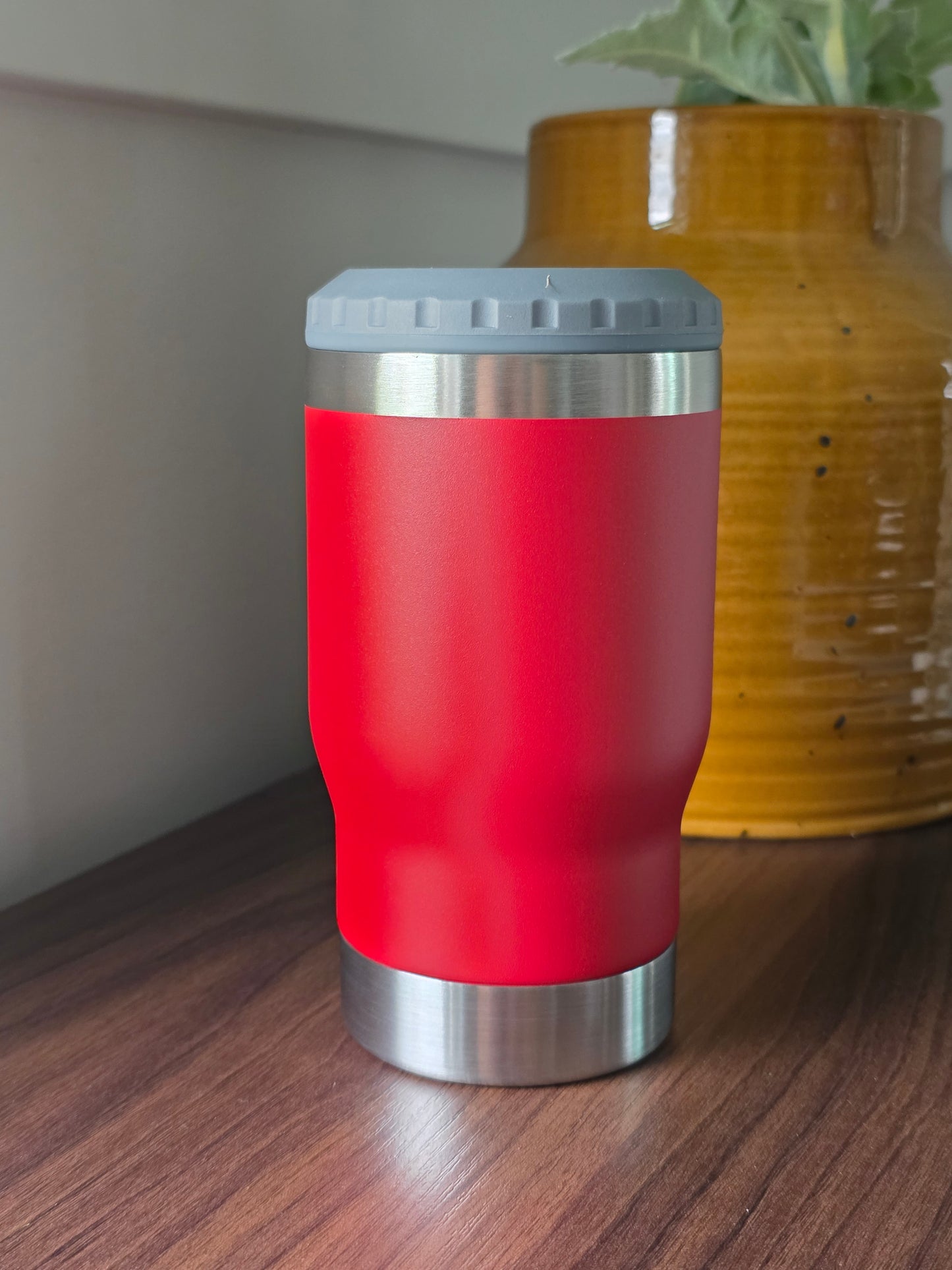 Powder Coated Stainless Steel 4n1 Drink Cups - 5 Colors