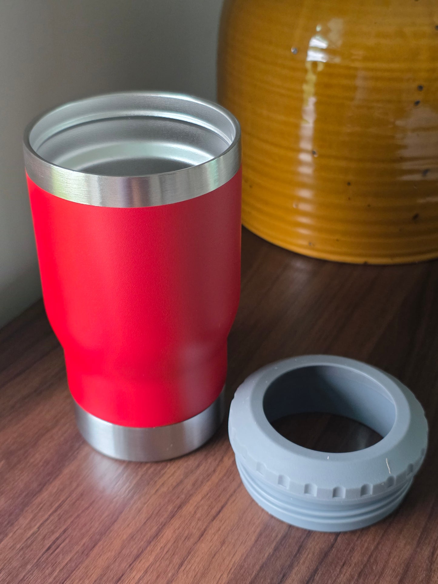 Powder Coated Stainless Steel 4n1 Drink Cups - 5 Colors
