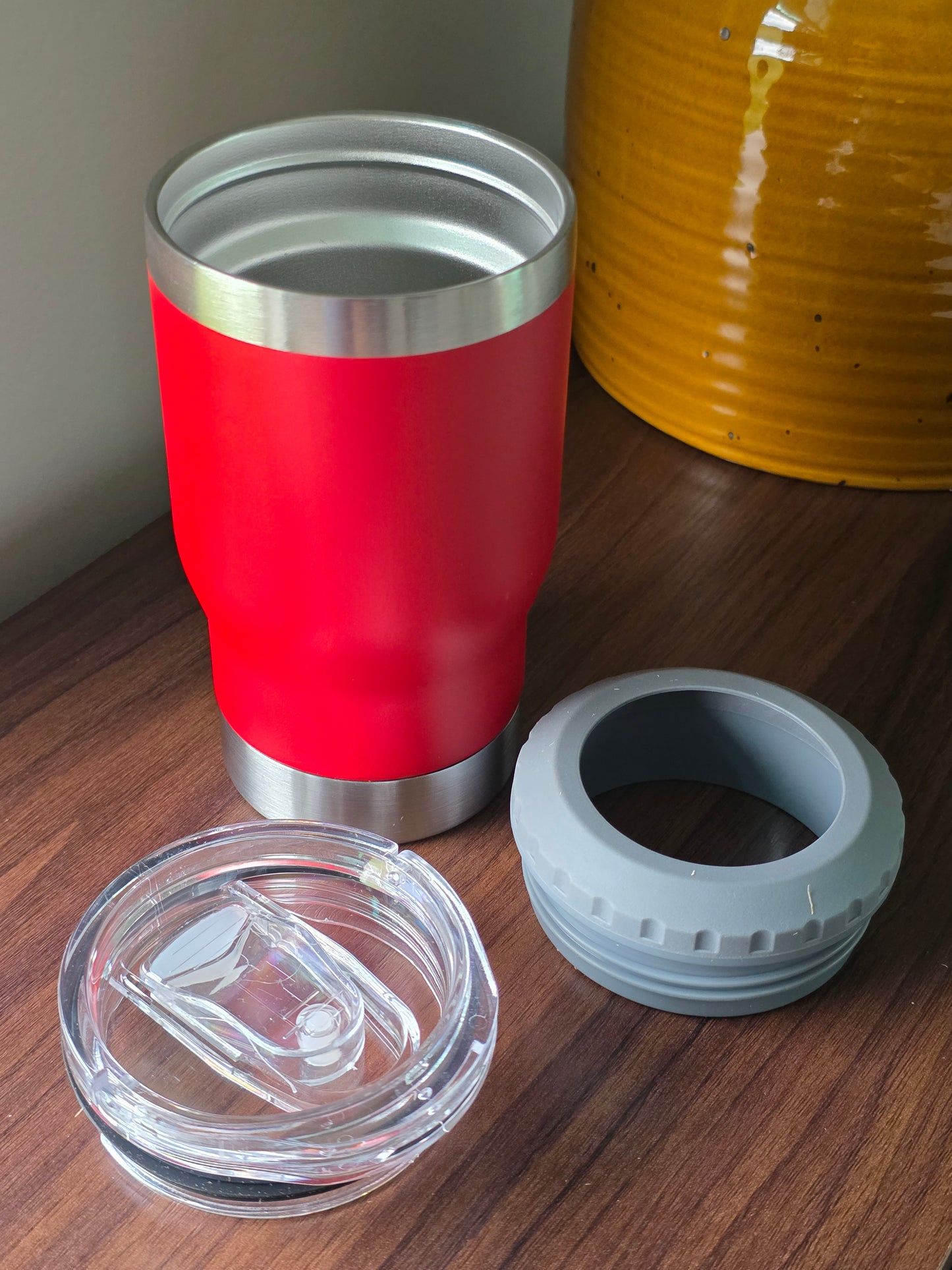 Powder Coated Stainless Steel 4n1 Drink Cups - 5 Colors