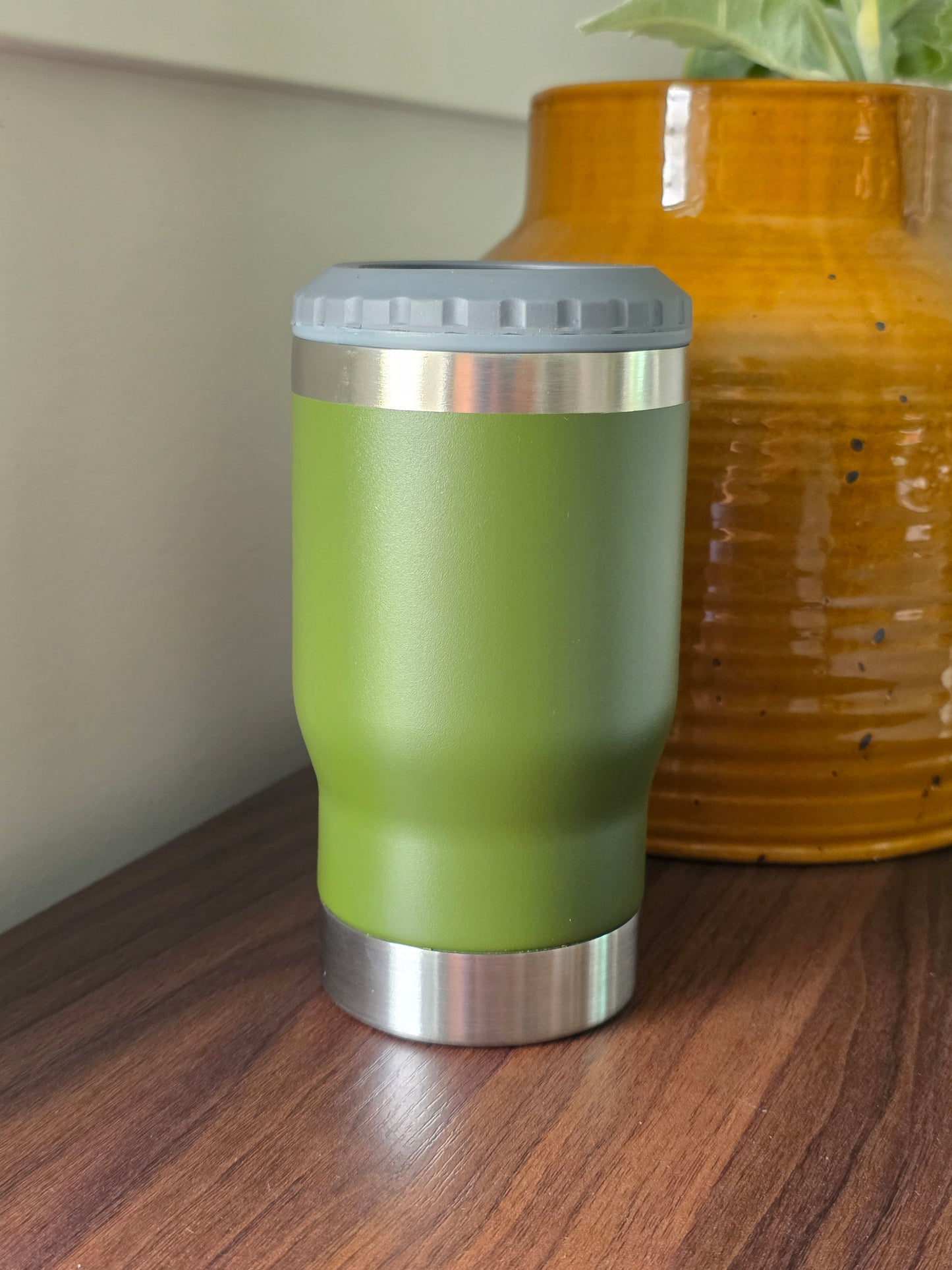 Powder Coated Stainless Steel 4n1 Drink Cups - 5 Colors