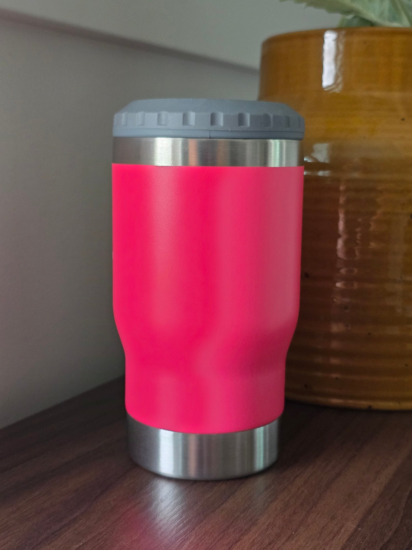Powder Coated Stainless Steel 4n1 Drink Cups - 5 Colors