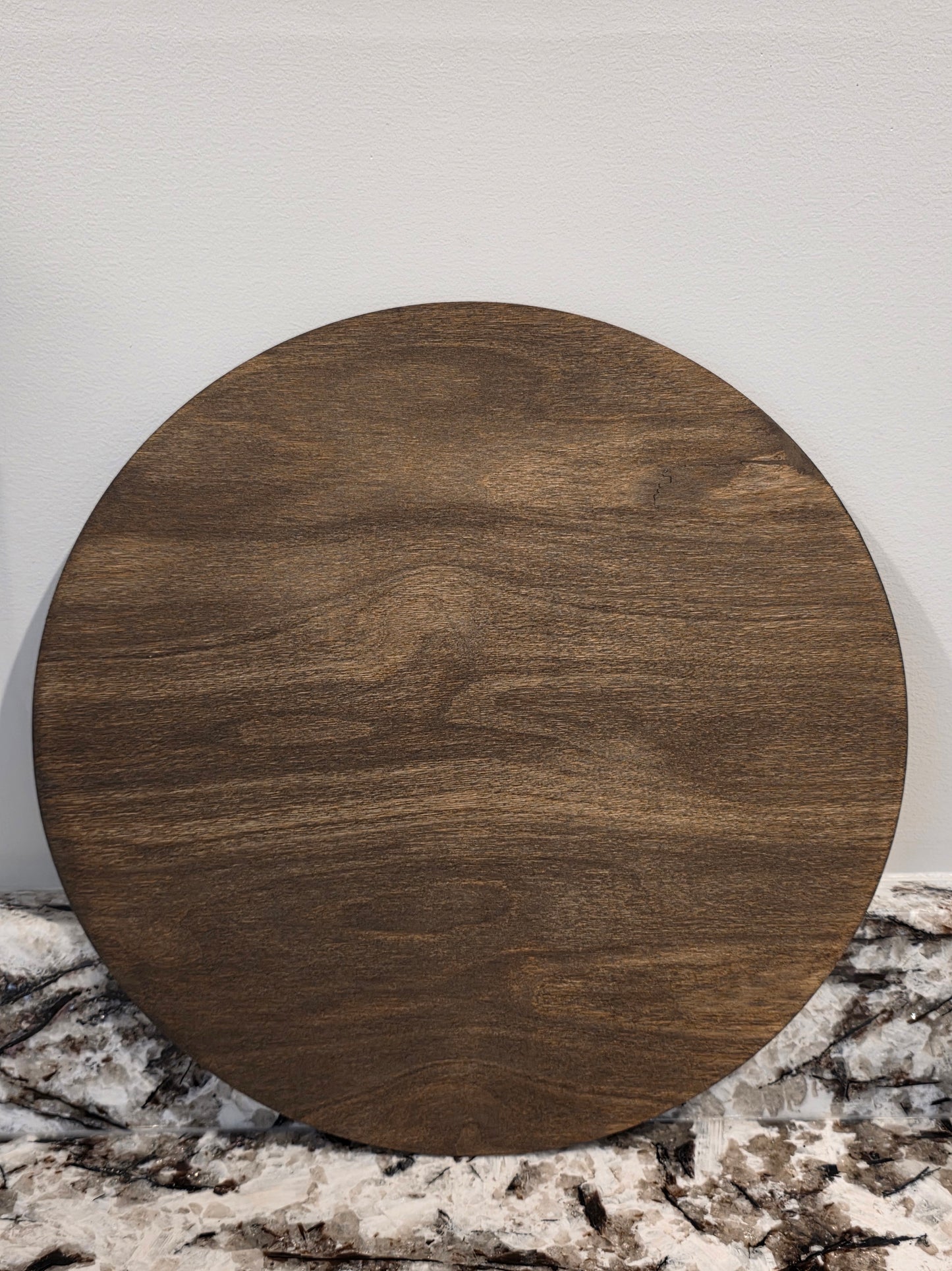 14" Round Plywood Door Hanger/Wall Decor - 3 Colors