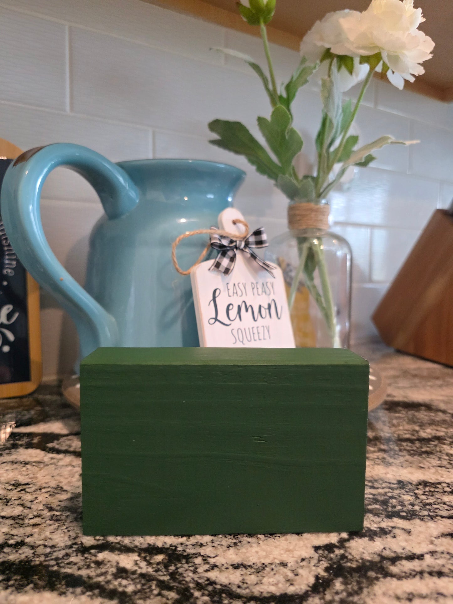 Custom Wood Block Decor - 3 Shapes / 13 Colors