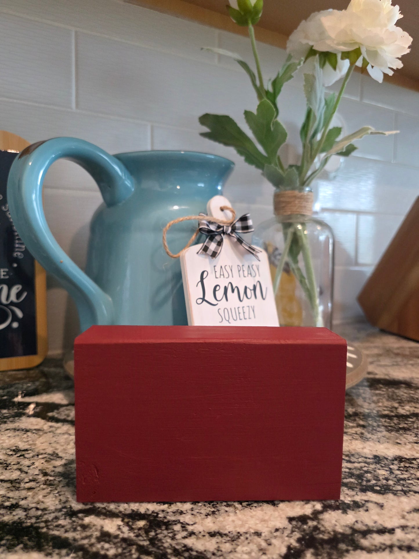 Custom Wood Block Decor - 3 Shapes / 13 Colors