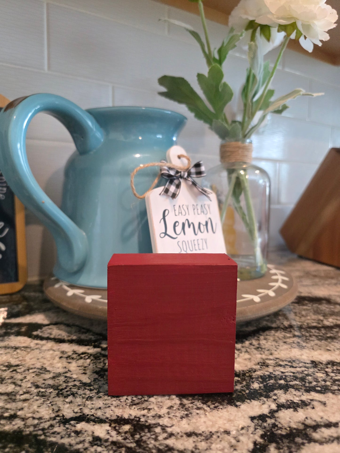 Custom Wood Block Decor - 3 Shapes / 13 Colors