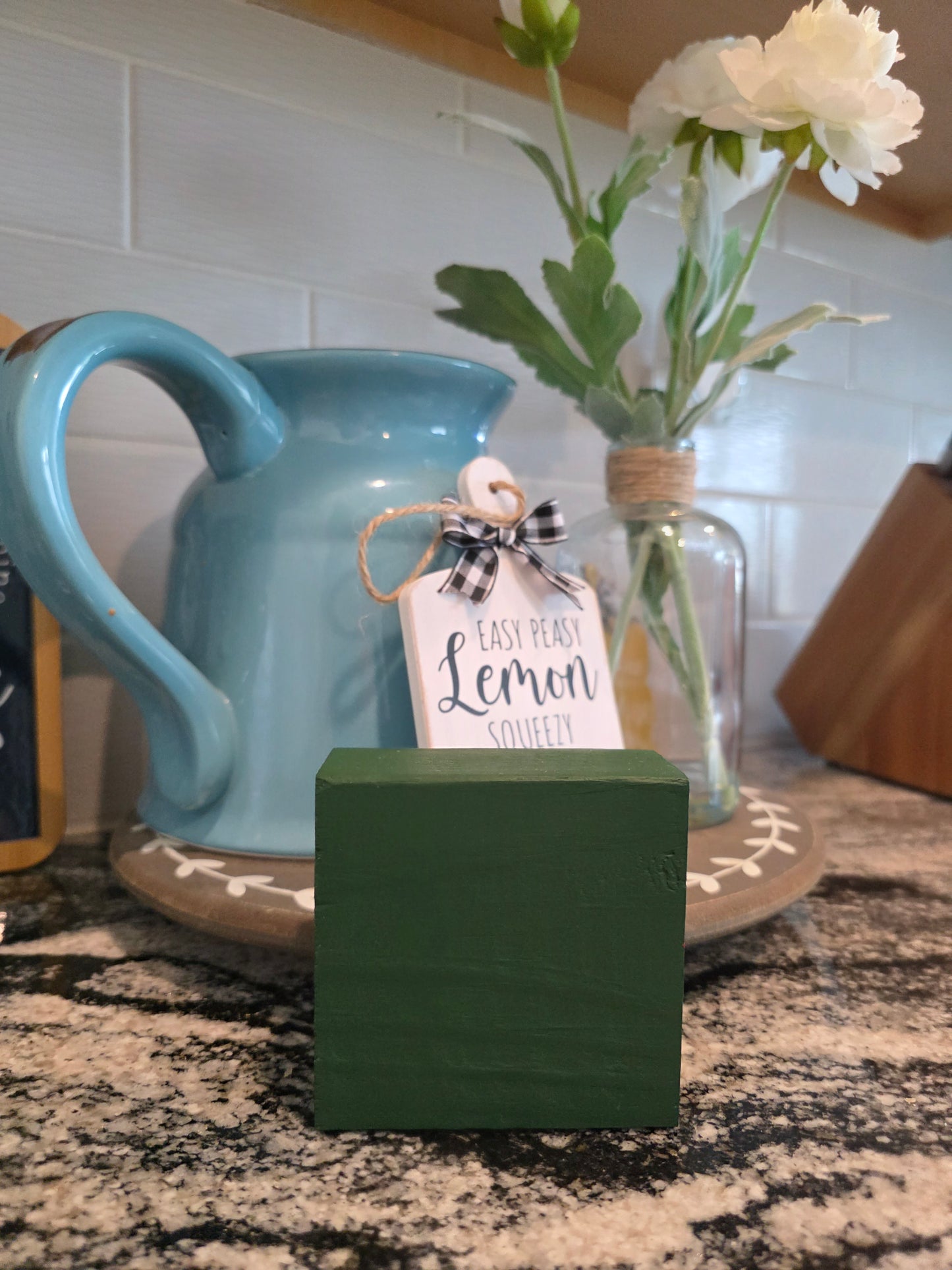 Custom Wood Block Decor - 3 Shapes / 13 Colors