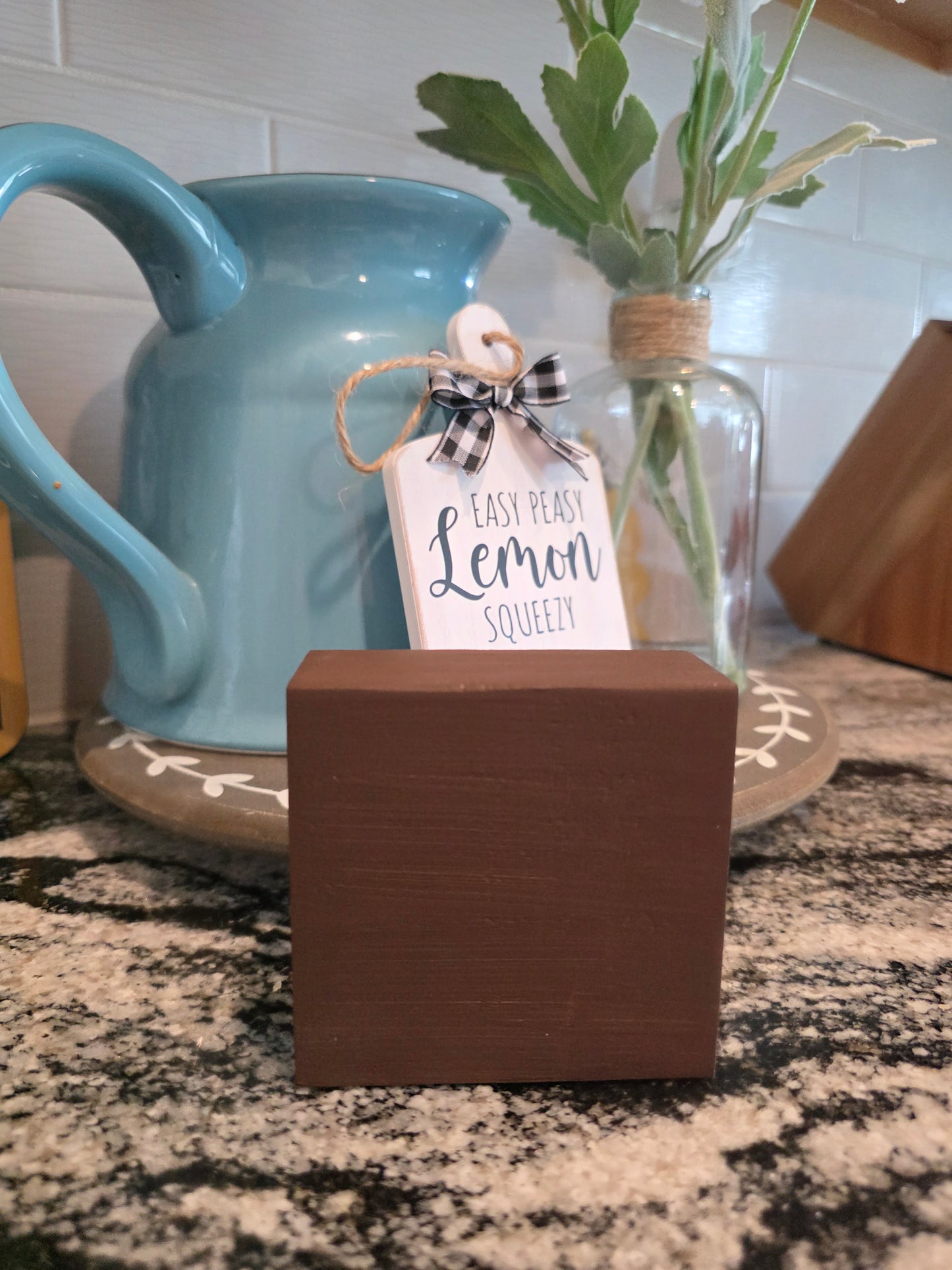 Custom Wood Block Decor - 3 Shapes / 13 Colors