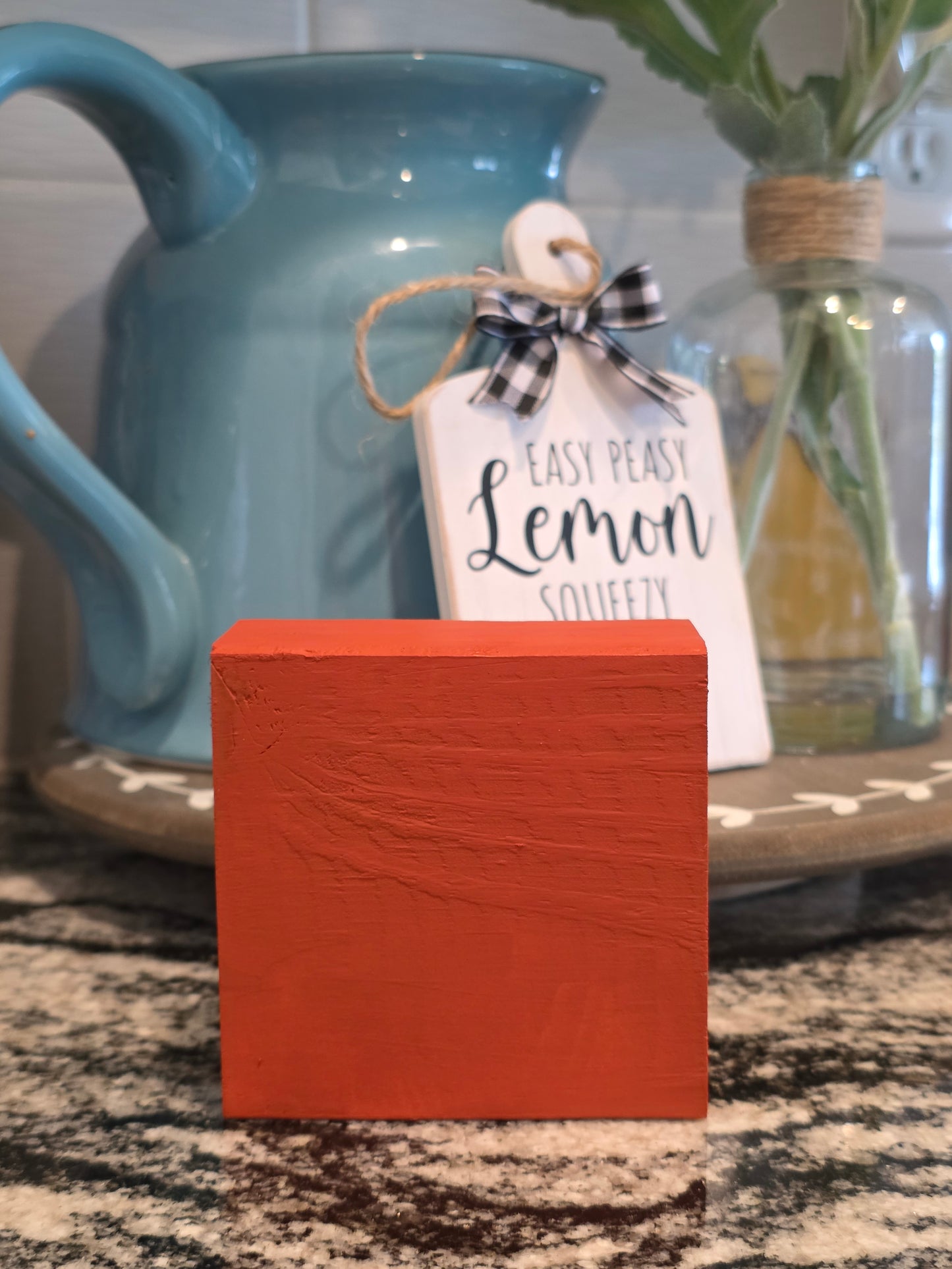 Custom Wood Block Decor - 3 Shapes / 13 Colors