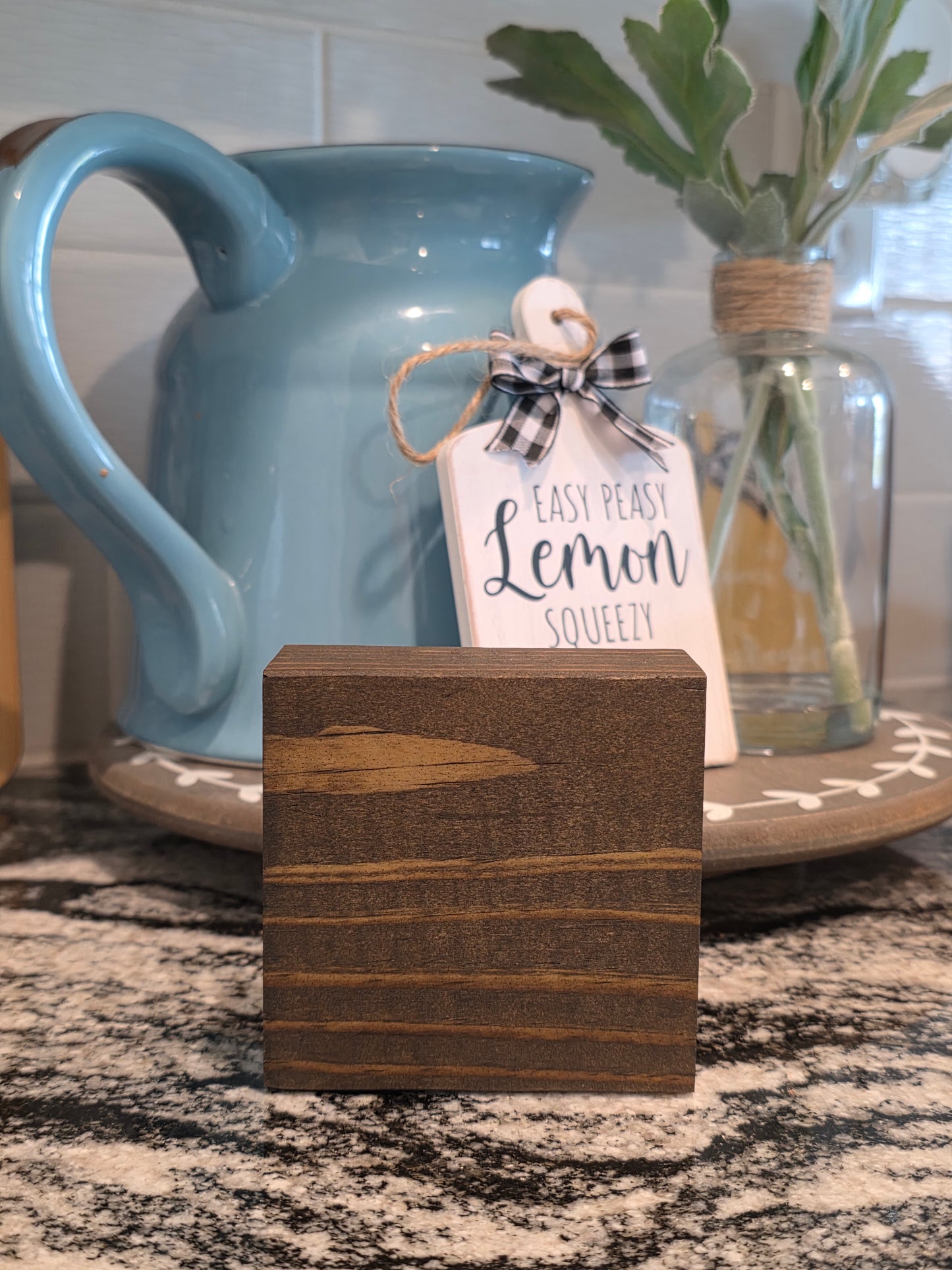 Custom Wood Block Decor - 3 Shapes / 13 Colors