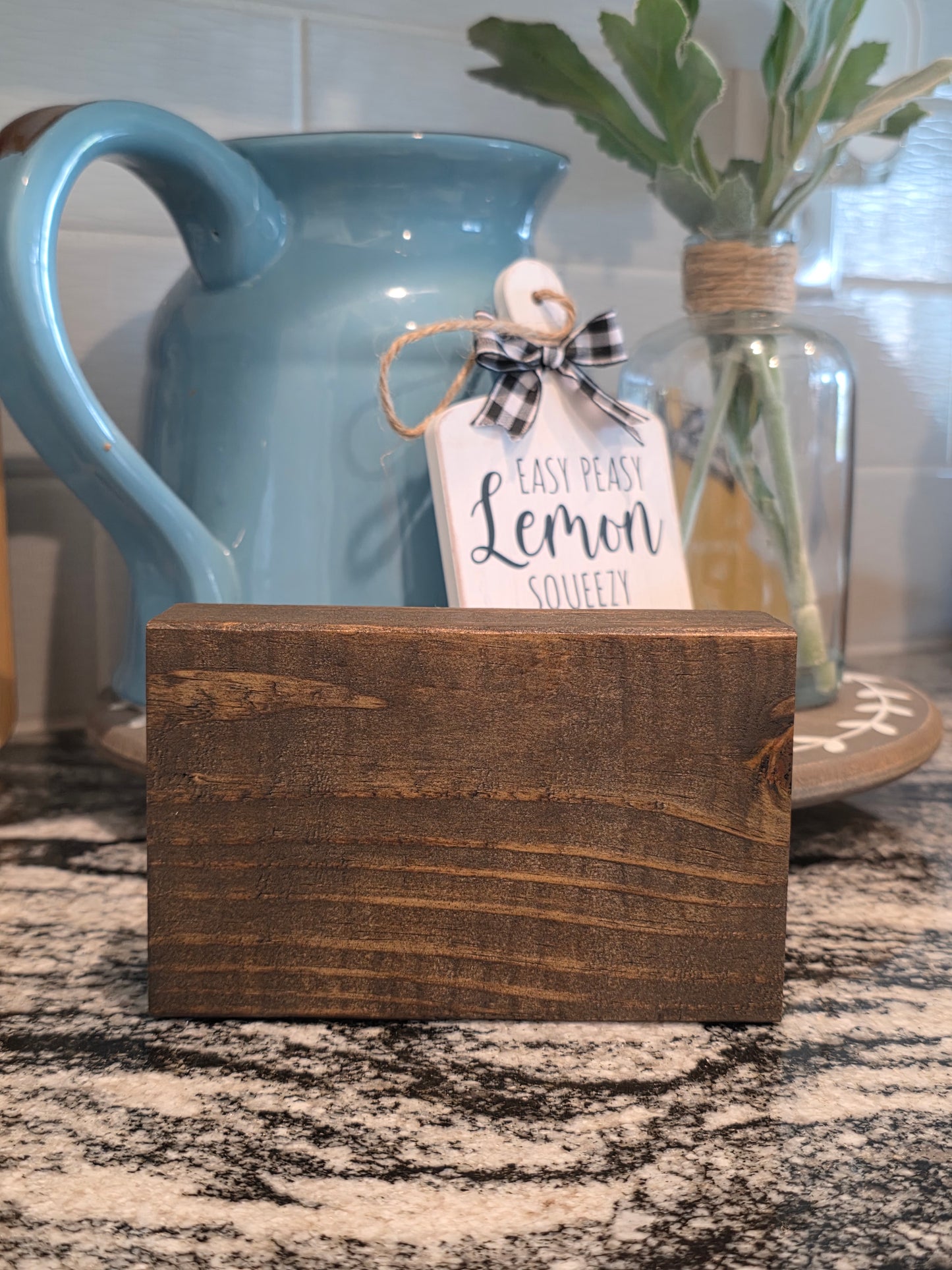 Custom Wood Block Decor - 3 Shapes / 13 Colors
