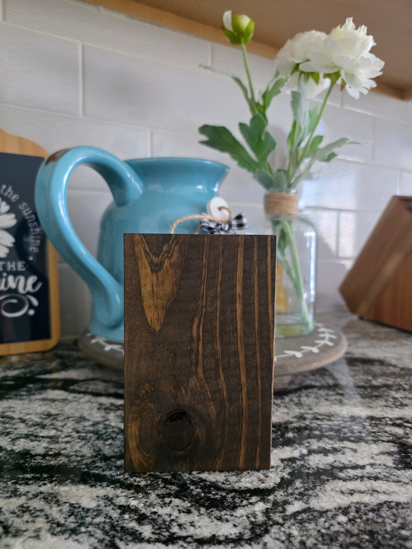 Custom Wood Block Decor - 3 Shapes / 13 Colors