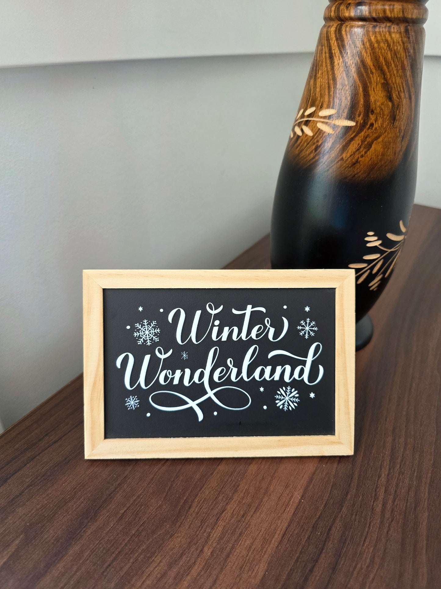 Custom Mini Blackboard Easel Decor - 2 Styles