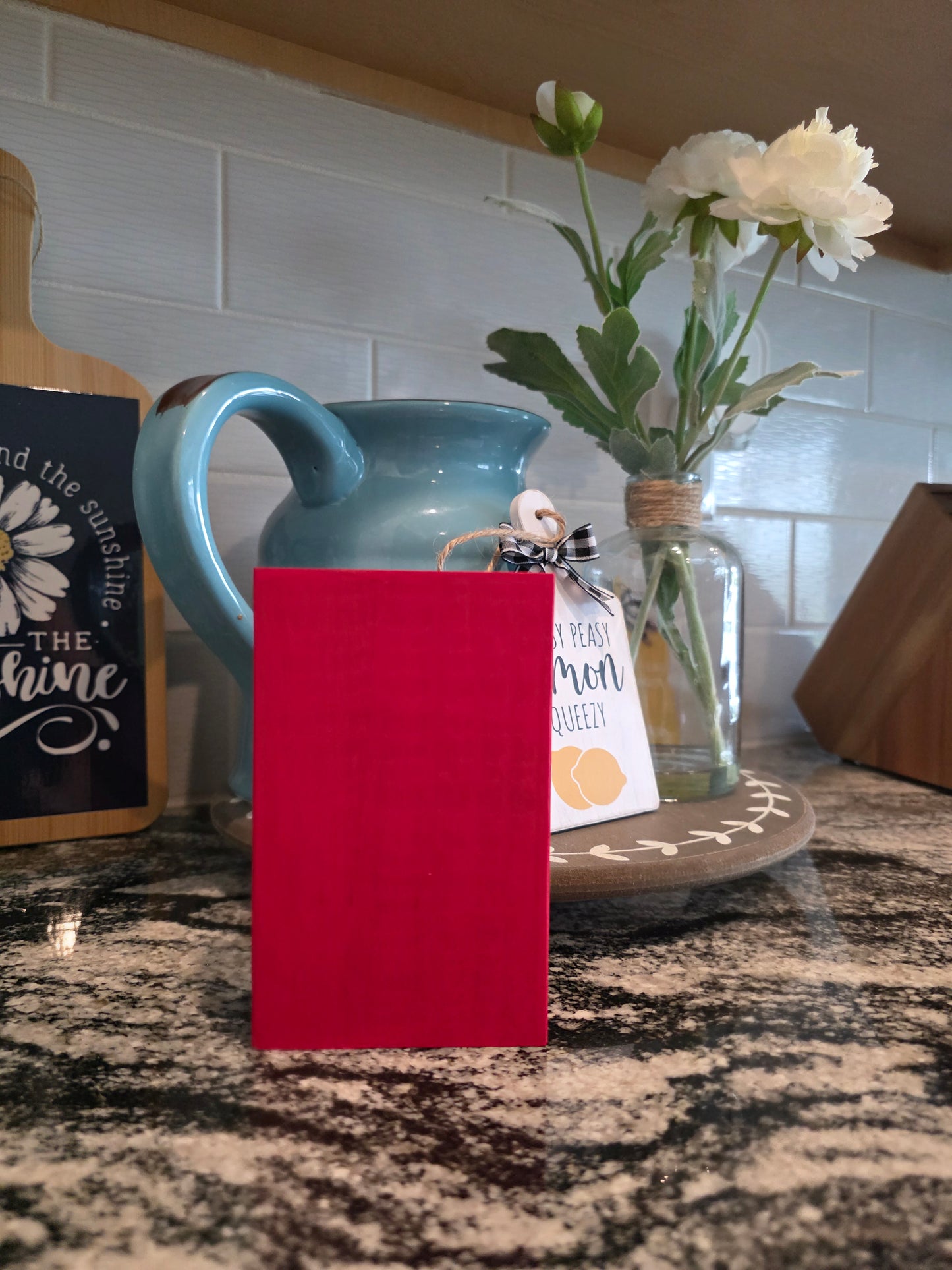 Custom Wood Block Decor - 3 Shapes / 13 Colors