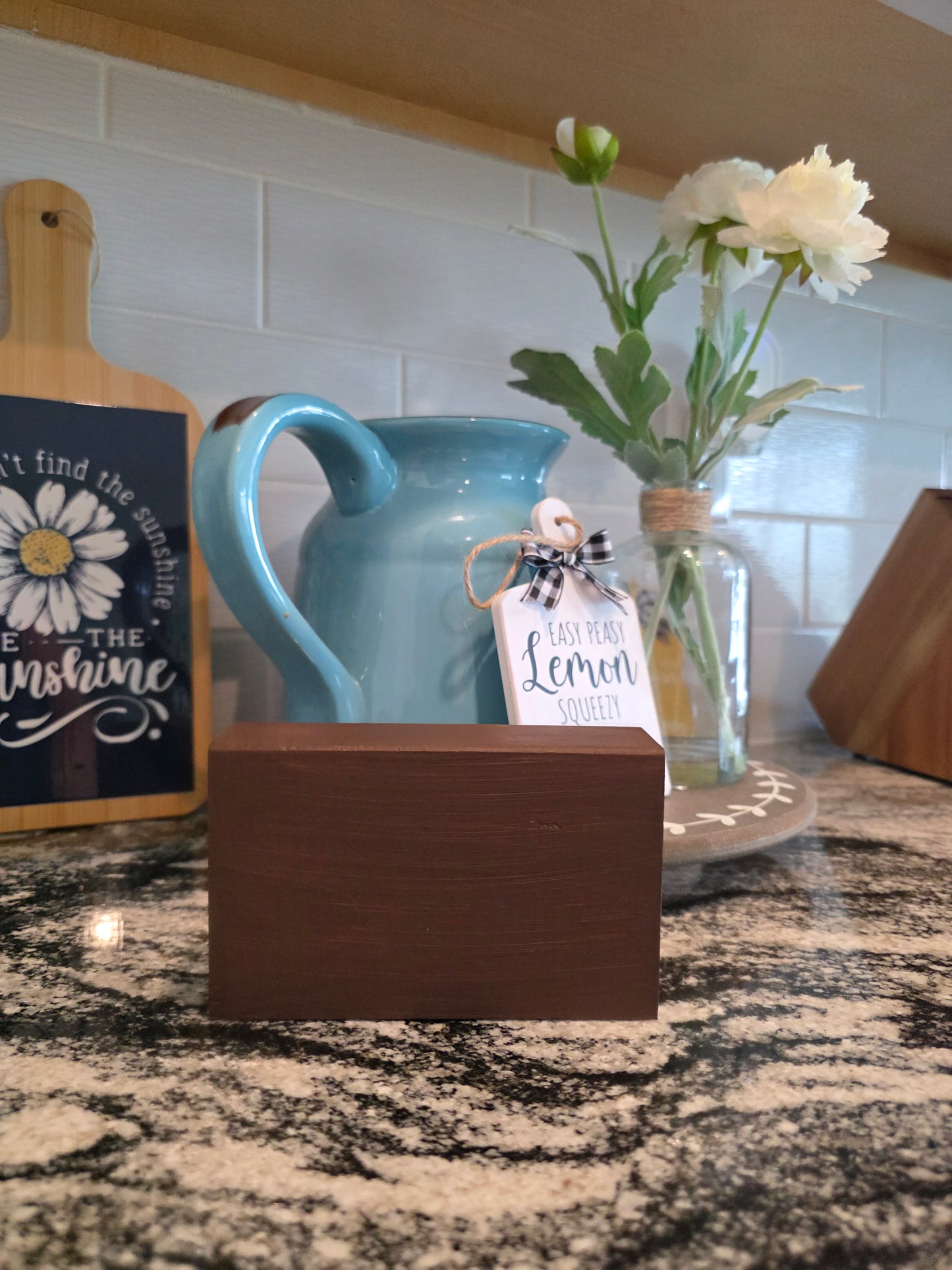 Custom Wood Block Decor - 3 Shapes / 13 Colors