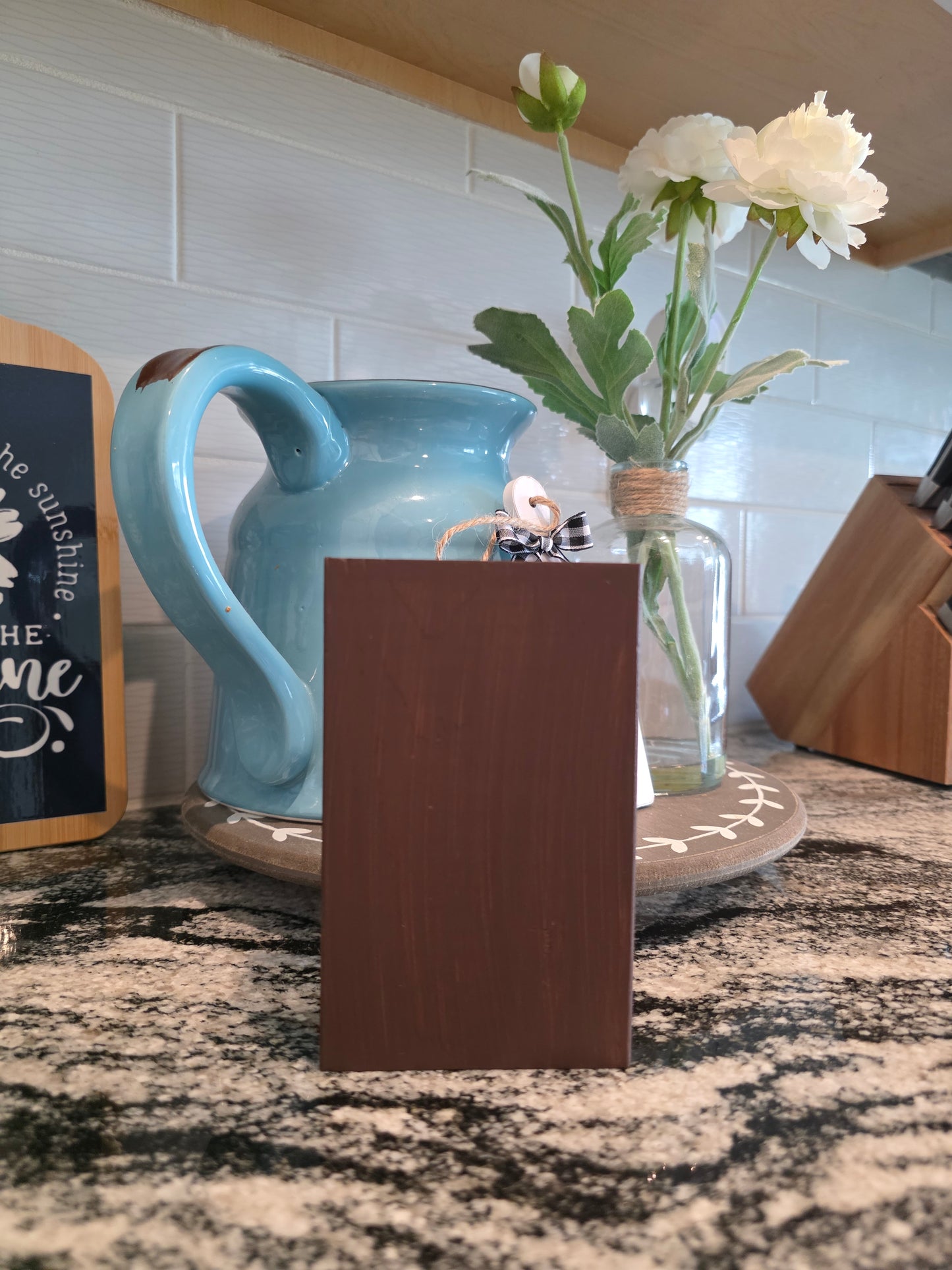 Custom Wood Block Decor - 3 Shapes / 13 Colors