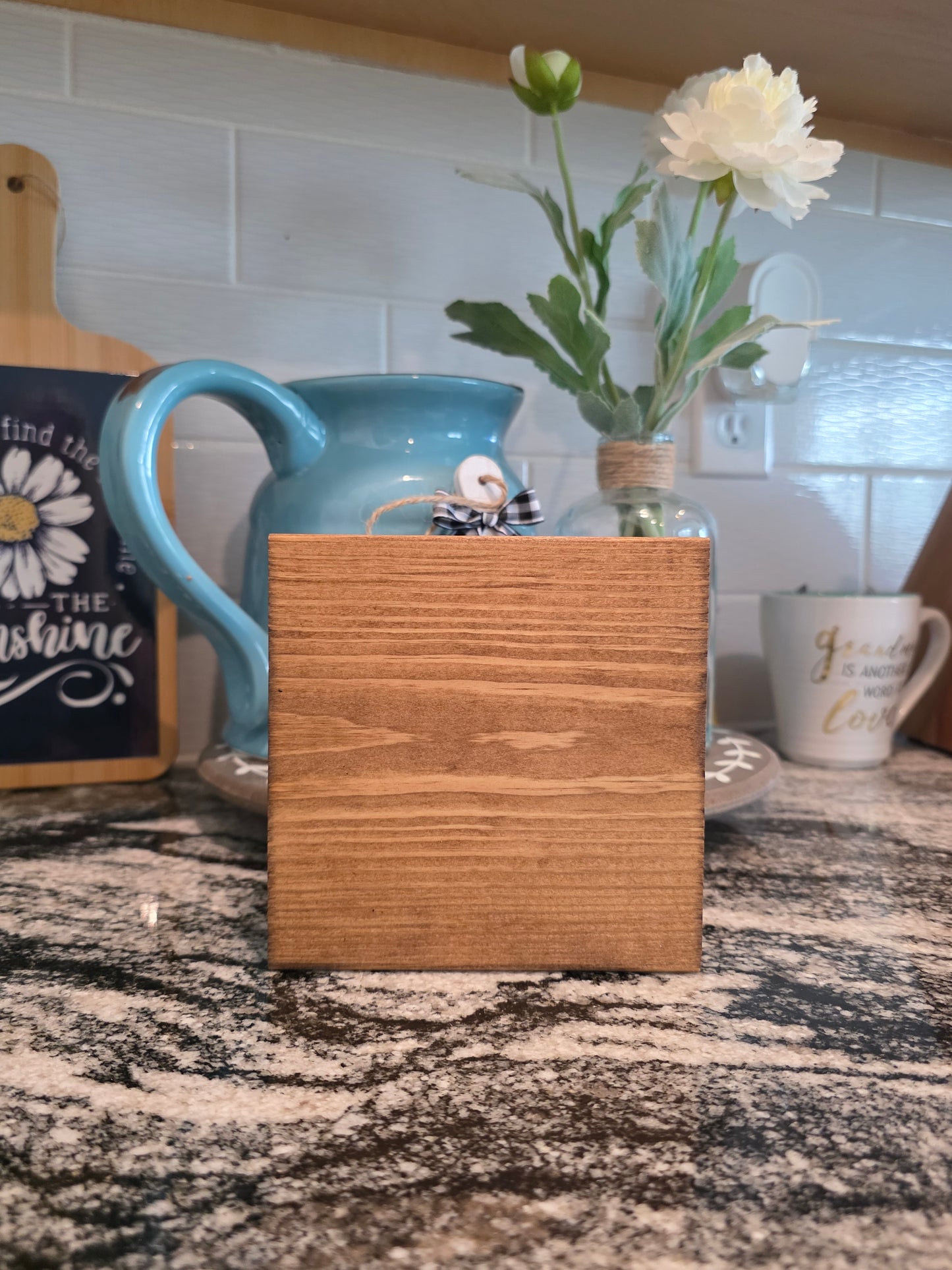 Wood Block Decor - 3 Colors