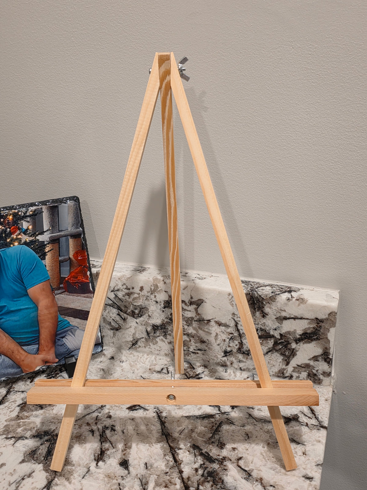 Large Wood Display Easel