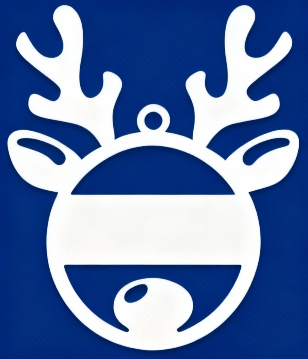 Reindeer Holiday Ornament