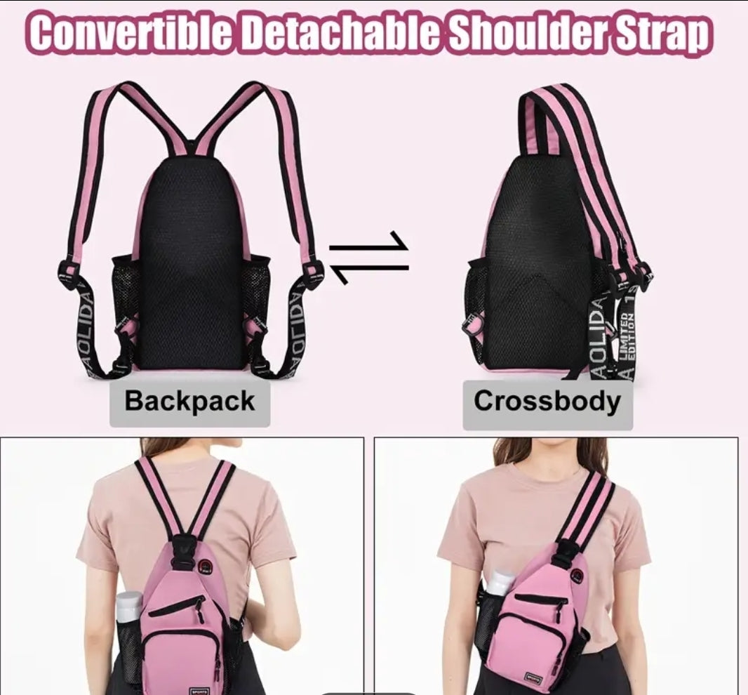 Unisex Small Backpack / Sling Bag - 7 Colors