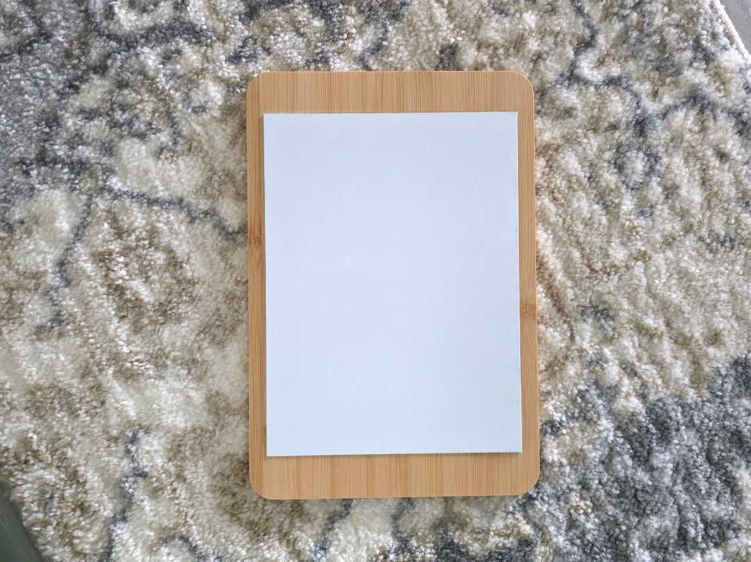 Custom Natural Bamboo / Metal Sign