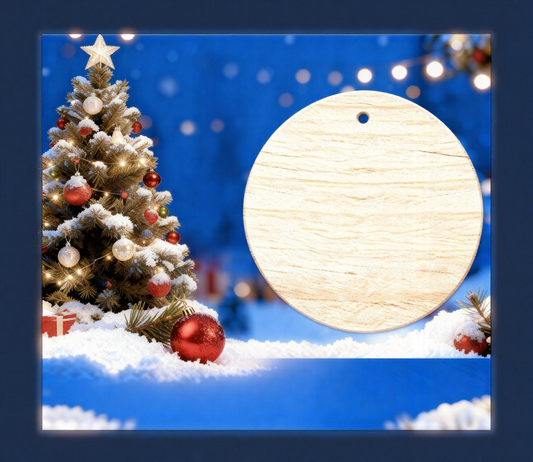 Wood Holiday Ornament