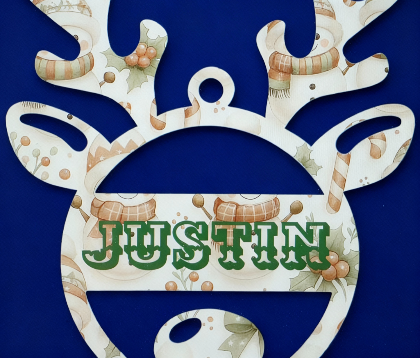 Reindeer Holiday Ornament